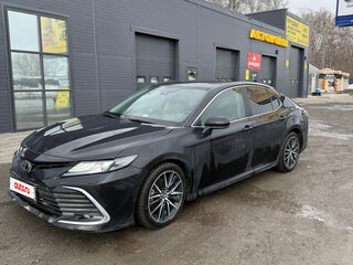 2021 Toyota Camry US Market VIII (XV70) Рестайлинг, чёрный, 2900000 рублей, вид 5