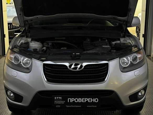 2011 Hyundai Santa Fe II Рестайлинг, серебристый, 1250000 рублей - вид 8