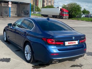 2020 BMW 5 серии 523d VII (G30/G31/G38) Рестайлинг, синий, 3590000 рублей, вид 4
