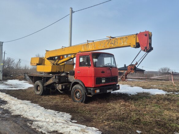 1992 МАЗ Автокраны, красный, 650000 рублей - вид 3