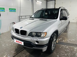 2002 BMW X5 3.0i I (E53), серебристый, 790000 рублей, вид 1