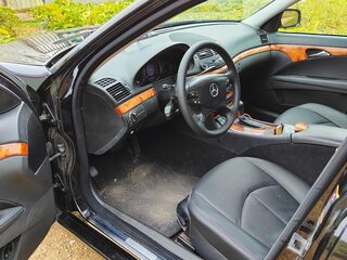 2008 Mercedes-Benz E-Класс 230 III (W211, S211) Рестайлинг, чёрный, 880000 рублей, вид 2