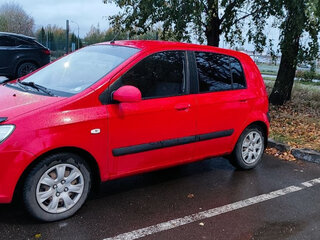 2006 Hyundai Getz I Рестайлинг, красный, 340000 рублей, вид 4