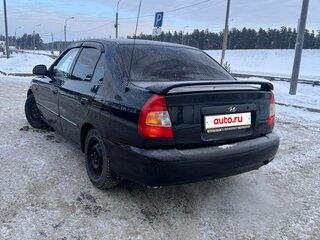 2008 Hyundai Accent ТагАЗ II, чёрный, 330000 рублей, вид 5