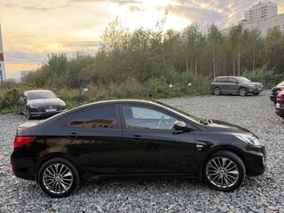 2012 Hyundai Solaris I, чёрный, 650000 рублей, вид 4