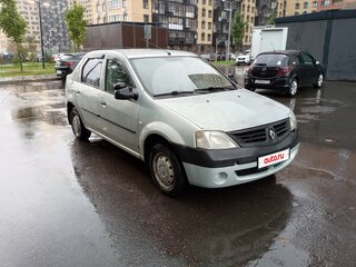 2007 Renault Logan I, серый, 185000 рублей, вид 1