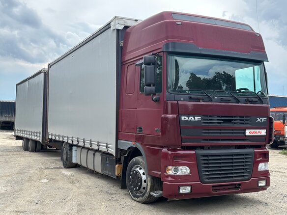 2003 DAF XF 95, пурпурный, 2400000 рублей