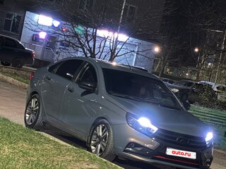 2016 Lada (ВАЗ) Vesta I, серый, 578000 рублей, вид 4