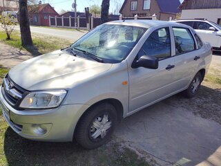 2014 Lada (ВАЗ) Granta I, серебристый, 470000 рублей, вид 1