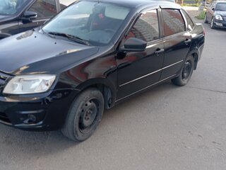 2014 Lada (ВАЗ) Granta I, чёрный, 200000 рублей, вид 4