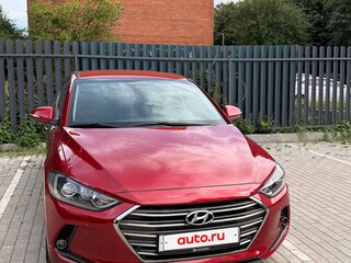 2018 Hyundai Elantra VI (AD), красный, 1600000 рублей, вид 2