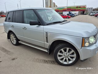 2008 Land Rover Range Rover Supercharged III Рестайлинг, серебристый, 1100000 рублей, вид 2