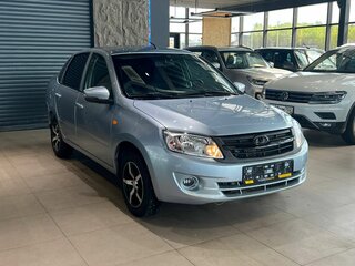 2014 Lada (ВАЗ) Granta I, голубой, 455000 рублей, вид 3