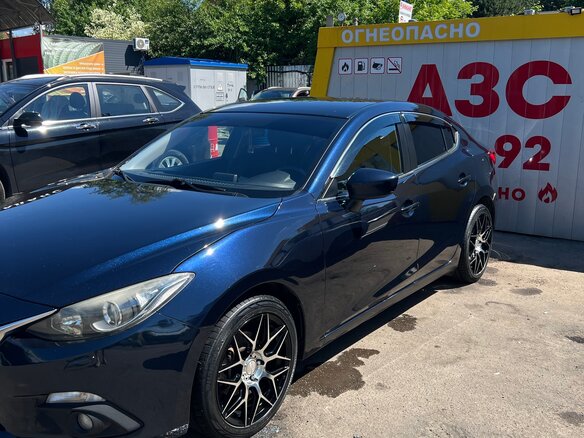 2014 Mazda 3 III (BM), синий, 1350000 рублей - вид 2