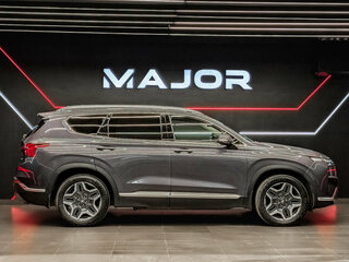 2021 Hyundai Santa Fe IV Рестайлинг, синий, 3650000 рублей, вид 4