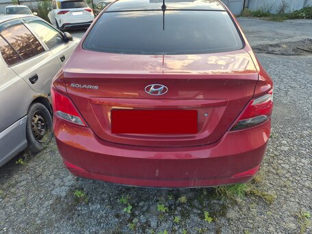 2016 Hyundai Solaris I Рестайлинг, красный, 624000 рублей, вид 5