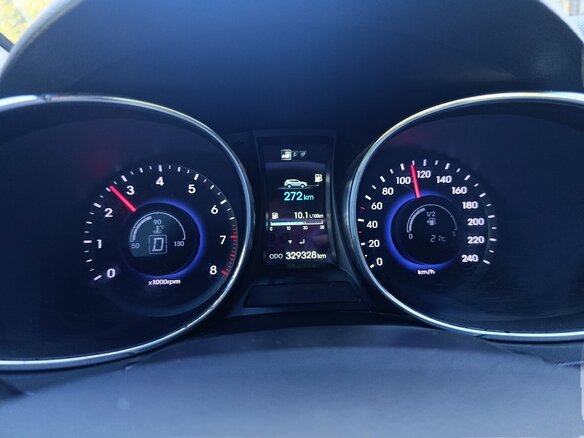 2013 Hyundai Santa Fe III, голубой, 1350000 рублей - вид 16