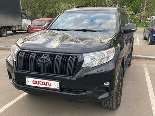 2021 Toyota Land Cruiser Prado 150 Series Рестайлинг 3, чёрный, 5500000 рублей, вид 4