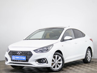 2017 Hyundai Solaris II, белый, 999000 рублей, вид 3