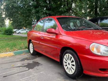 2002 Kia Rio I Рестайлинг, красный, 219999 рублей, вид 3
