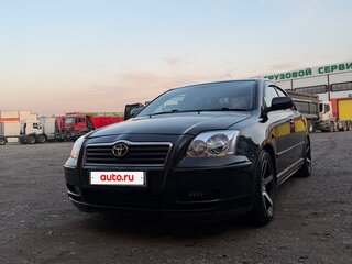 2003 Toyota Avensis II, чёрный, 670000 рублей, вид 1