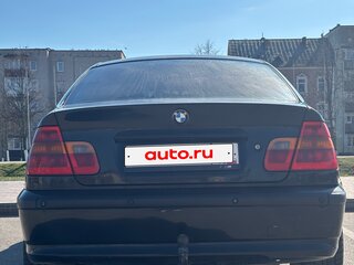 2002 BMW 3 серии 318i IV (E46) Рестайлинг, чёрный, 560000 рублей, вид 4