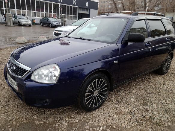 2011 Lada (ВАЗ) Priora I, синий, 380000 рублей - вид 1