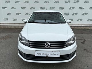 2018 Volkswagen Polo V Рестайлинг, белый, 990000 рублей, вид 2