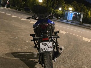 2021 Yamaha MT-03, синий, 600000 рублей, вид 4