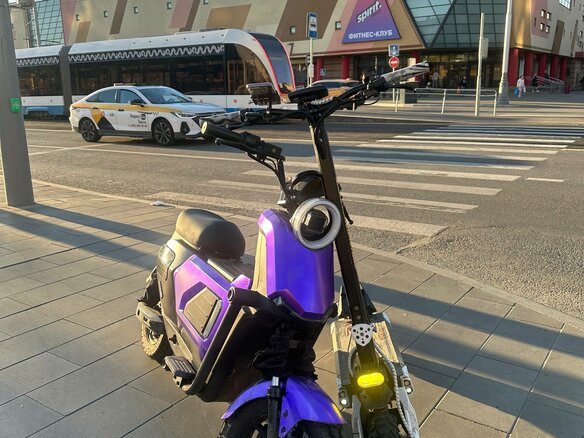 2023 Kugoo R2, фиолетовый, 65000 рублей - вид 1