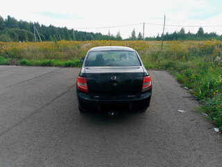 2014 Lada (ВАЗ) Granta I, чёрный, 226000 рублей, вид 2