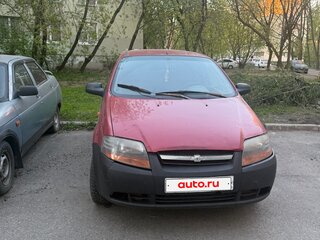2005 Chevrolet Aveo I, красный, 199000 рублей, вид 1