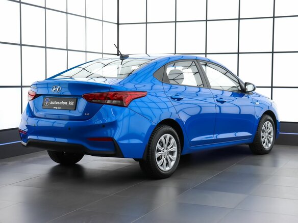 2019 Hyundai Solaris II, синий, 1580000 рублей - вид 6