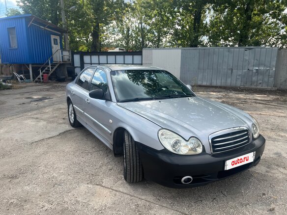 2006 Hyundai Sonata ТагАЗ IV (EF) Рестайлинг, серебристый - вид 2