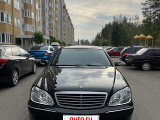 2004 Mercedes-Benz S-Класс 350 IV (W220) Рестайлинг, чёрный, 600000 рублей, вид 4