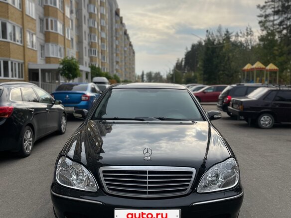 2004 Mercedes-Benz S-Класс 350 IV (W220) Рестайлинг, чёрный, 580000 рублей - вид 3