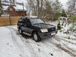 2003 Toyota Land Cruiser 100 Series Рестайлинг 1, чёрный, 1730000 рублей, вид 1