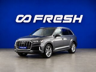 2020 Audi Q7 45 TFSI II (4M) Рестайлинг, серый, 5514690 рублей, вид 5
