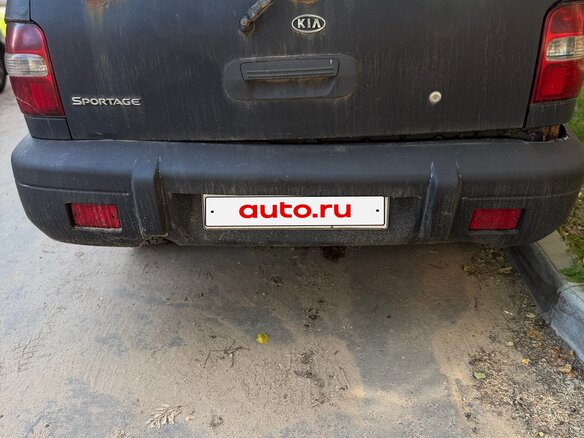 2005 Kia Sportage Grand I, чёрный, 130000 рублей - вид 3