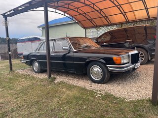 1977 Mercedes-Benz S-Класс 280 I (W116), чёрный, 4500000 рублей, вид 5