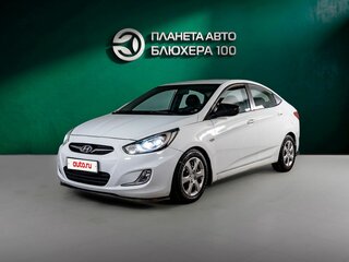 2011 Hyundai Solaris I, белый, 748000 рублей, вид 1