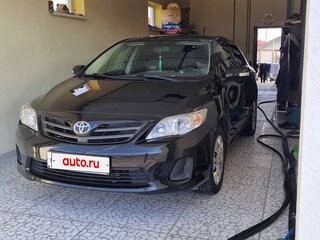 2012 Toyota Corolla X (E140, E150) Рестайлинг, чёрный, 1430000 рублей, вид 2