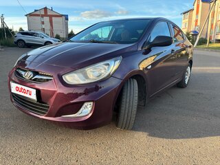 2013 Hyundai Solaris I, фиолетовый, 623000 рублей, вид 2
