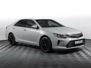 2016 Toyota Camry VII (XV50) Рестайлинг, белый, 2090000 рублей, вид 3