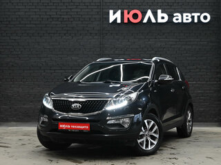 2015 Kia Sportage III Рестайлинг, чёрный, 1620000 рублей, вид 1