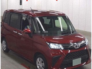 2021 Toyota Roomy I Рестайлинг, красный, 1250000 рублей, вид 1