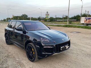2008 Porsche Cayenne Turbo I Рестайлинг (957), чёрный, 1750000 рублей, вид 2