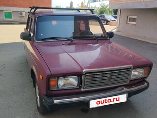 2002 Lada (ВАЗ) 2107, пурпурный, 90000 рублей, вид 2