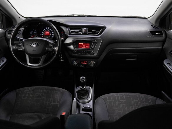 2013 Kia Rio 5-speed III, серебристый, 829000 рублей - вид 17