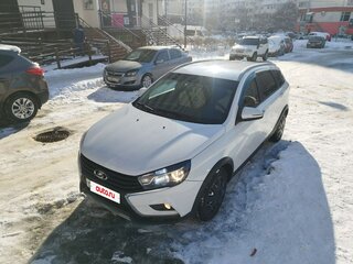 2020 Lada (ВАЗ) Vesta SW Cross I, белый, 1099000 рублей, вид 4